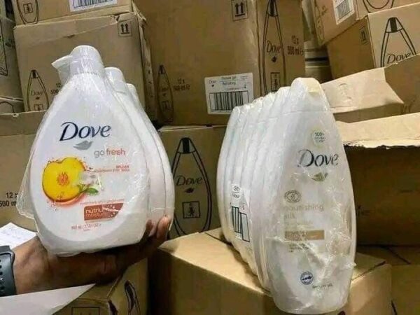 Dove body wash and spray